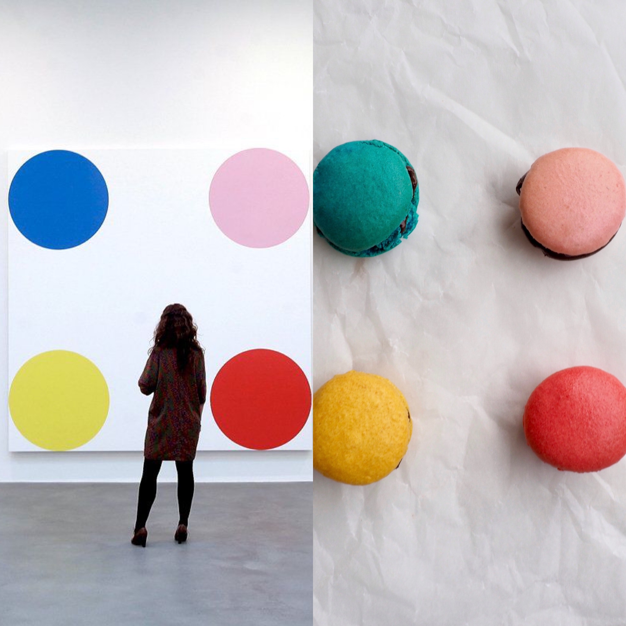 Damien Hirst, spot paintings y los macarons de colores (ESP)