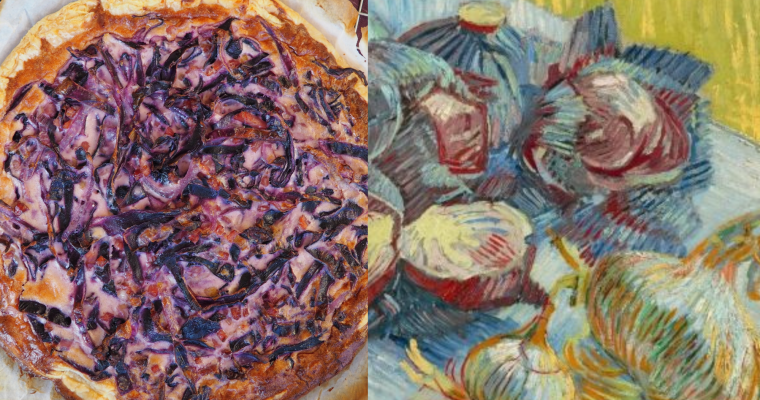 Van Gogh, los colores complementarios y la quiche de col morada (ESP)